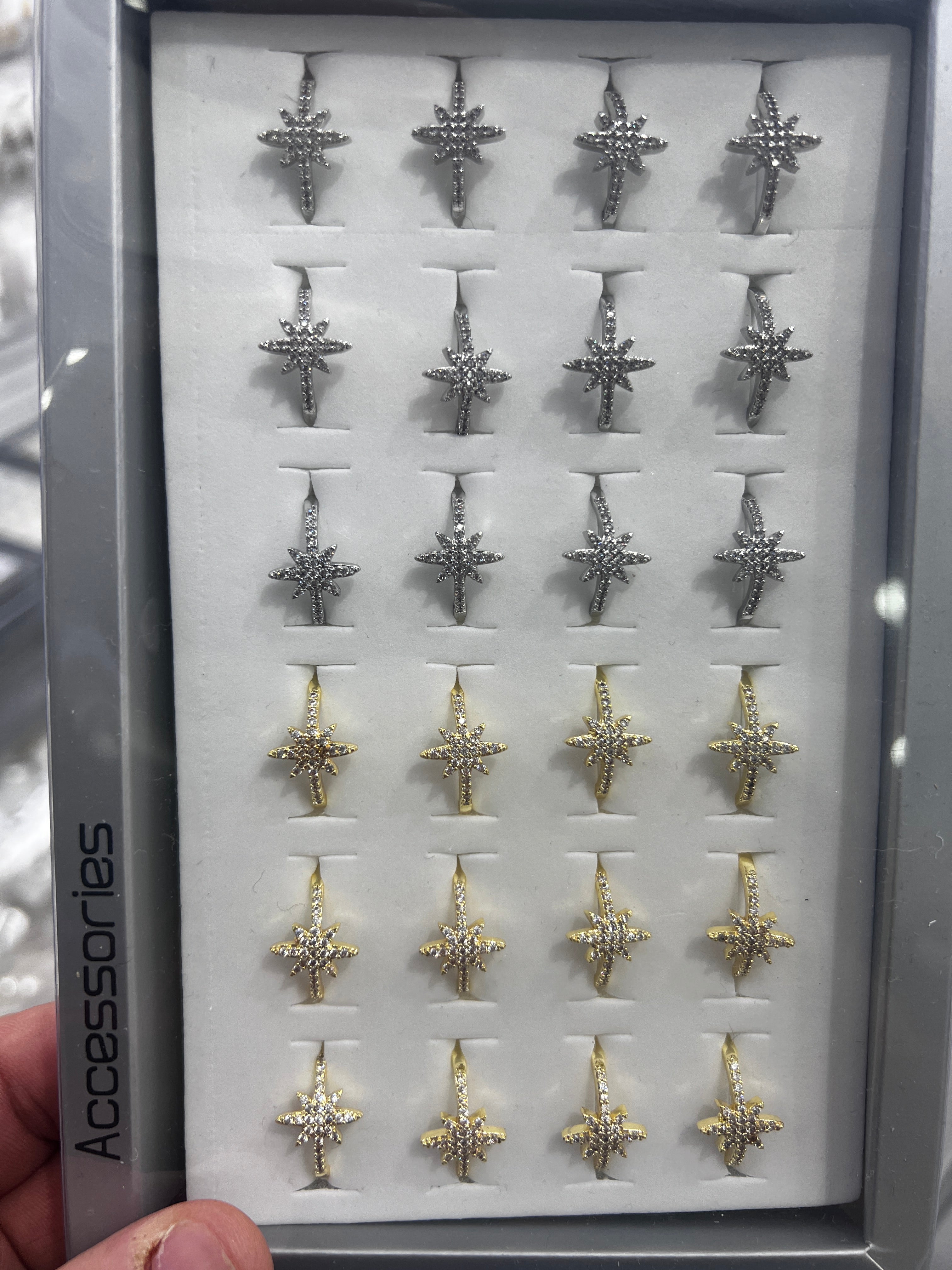 Zirkon Pirinç Yüzük Ayarlı 1