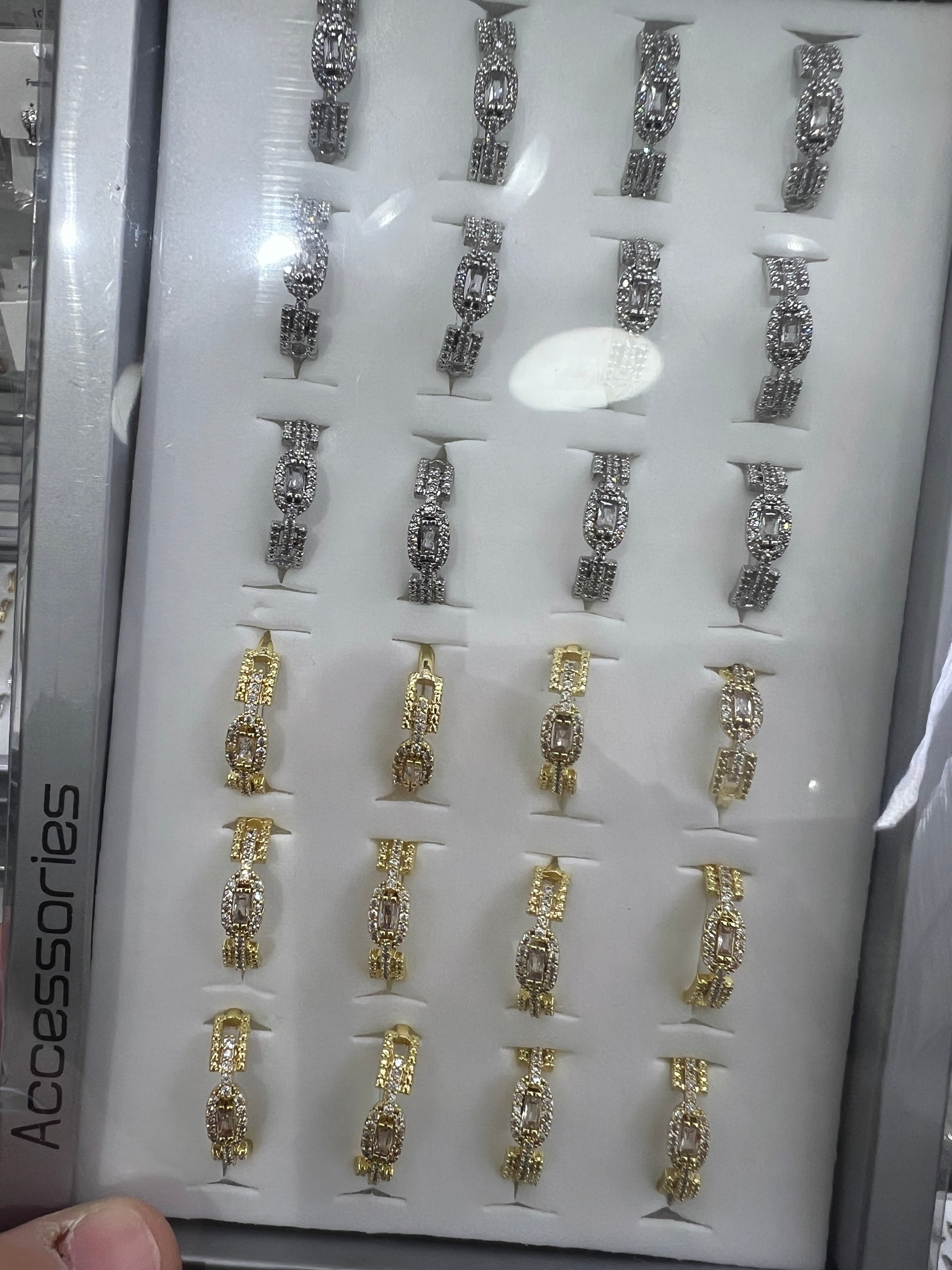 Zirkon Pirinç Yüzük Ayarlı 9