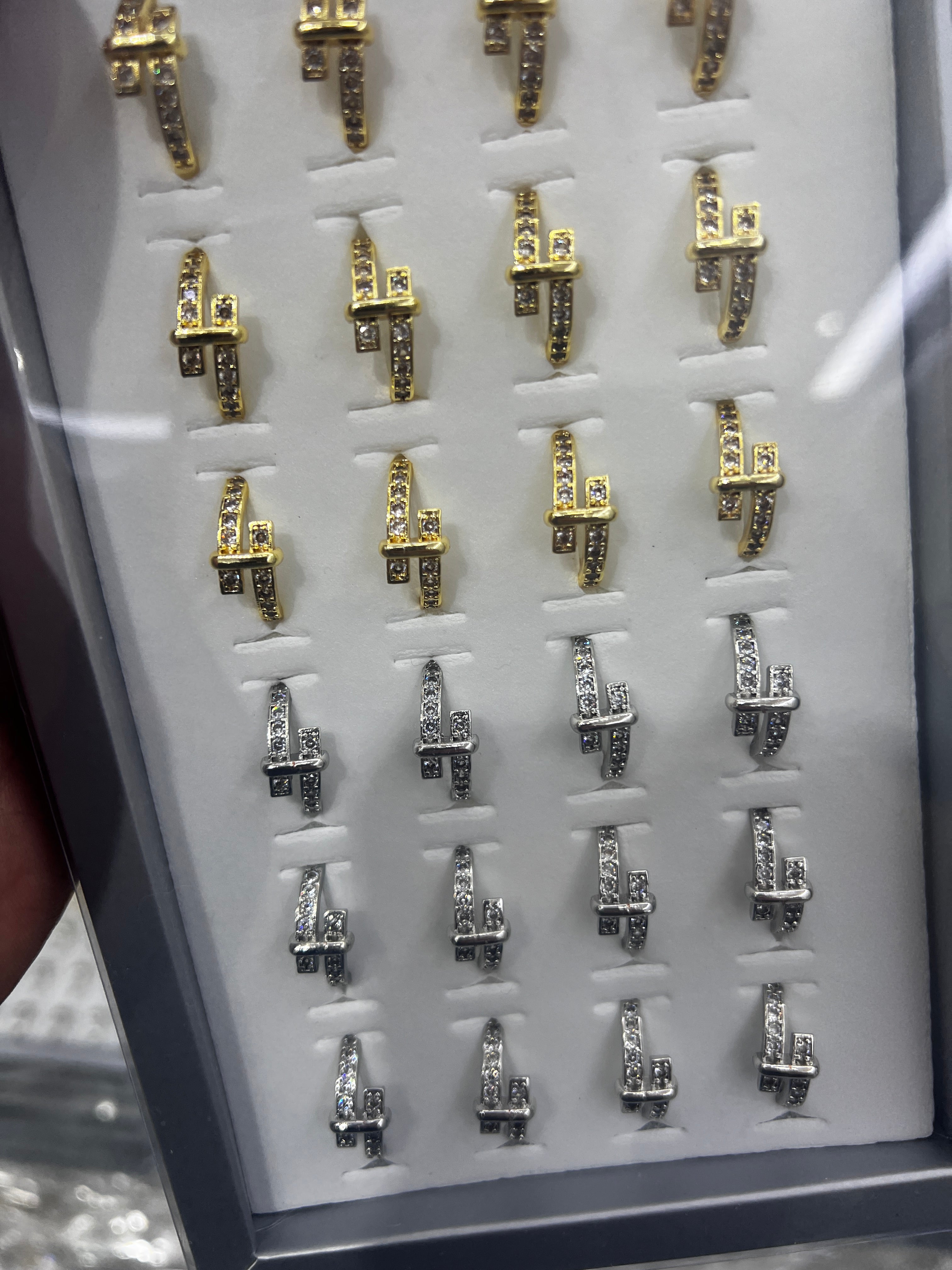 Zirkon Pirinç Yüzük Ayarlı 12