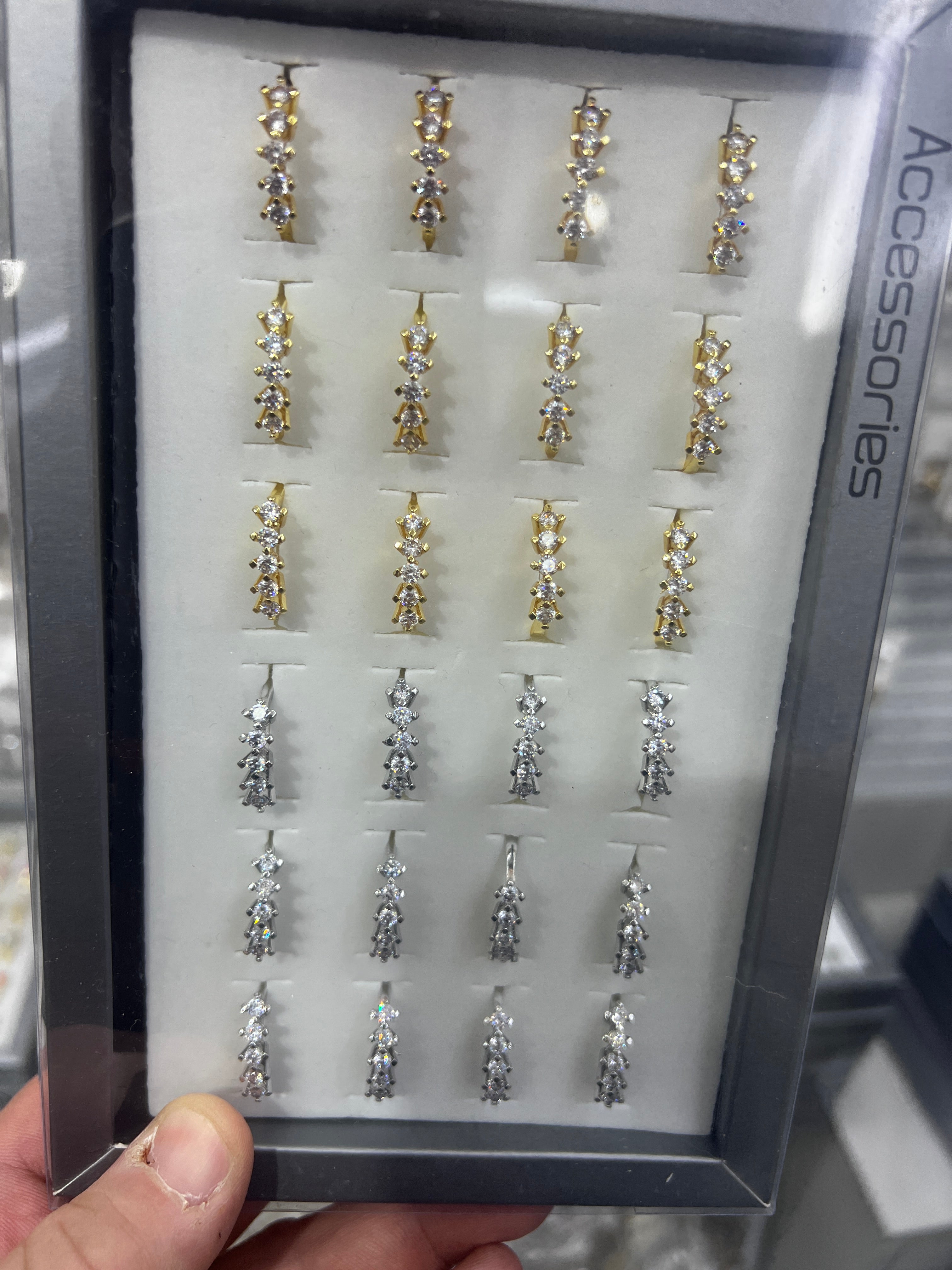 Zirkon Pirinç Yüzük Ayarlı 14