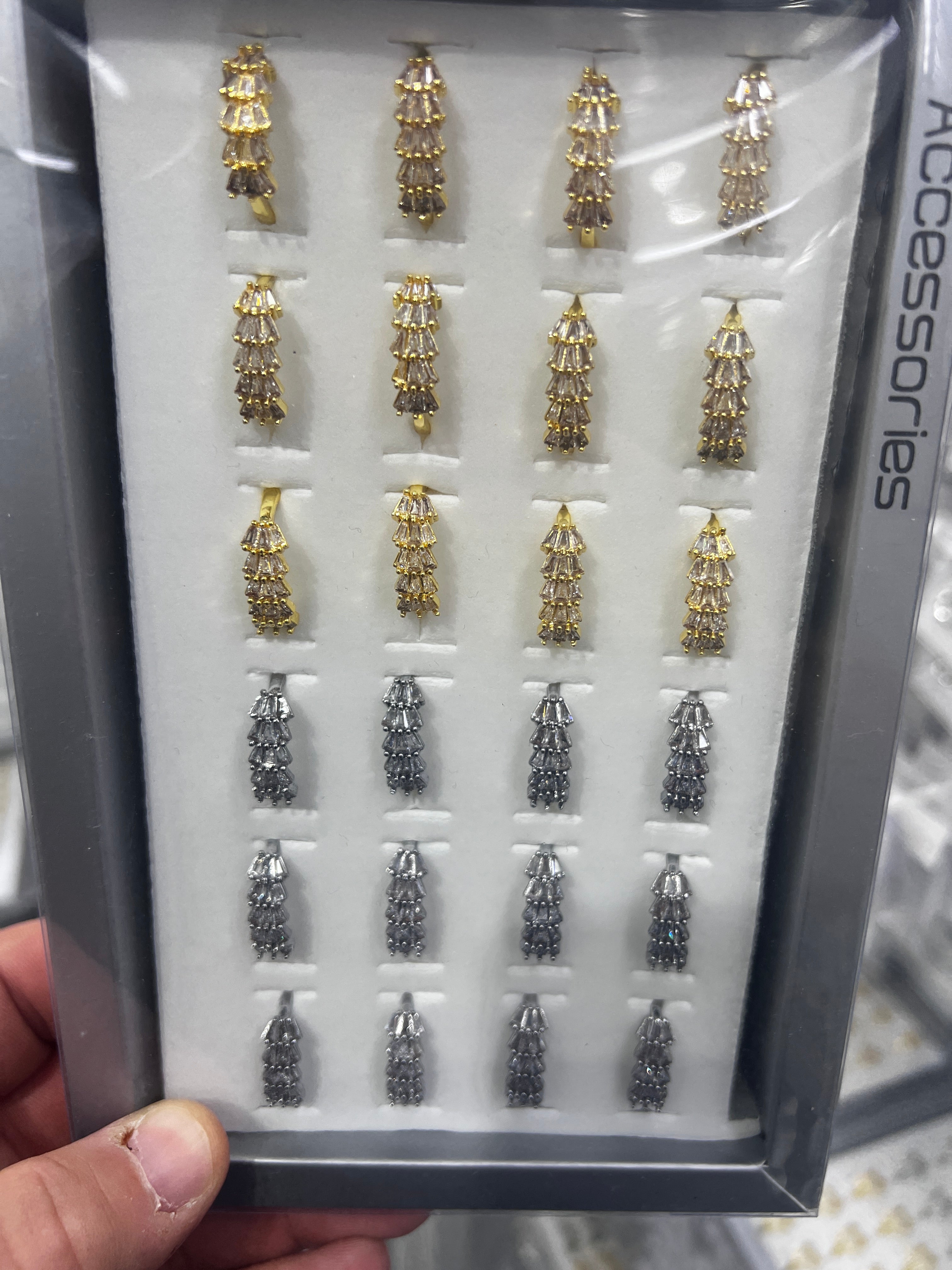 Zirkon Pirinç Yüzük Ayarlı 17