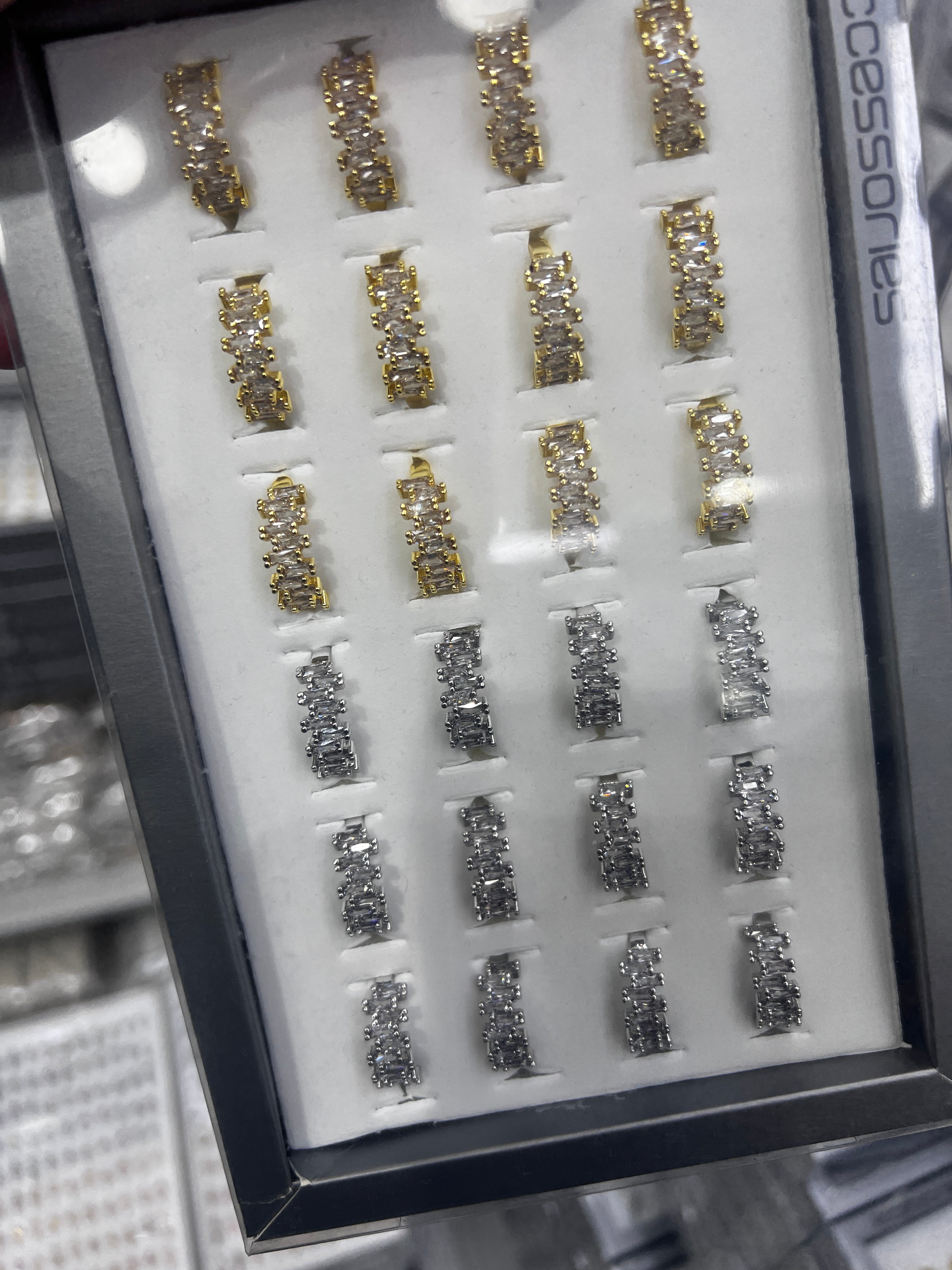 Zirkon Pirinç Yüzük Ayarlı 21