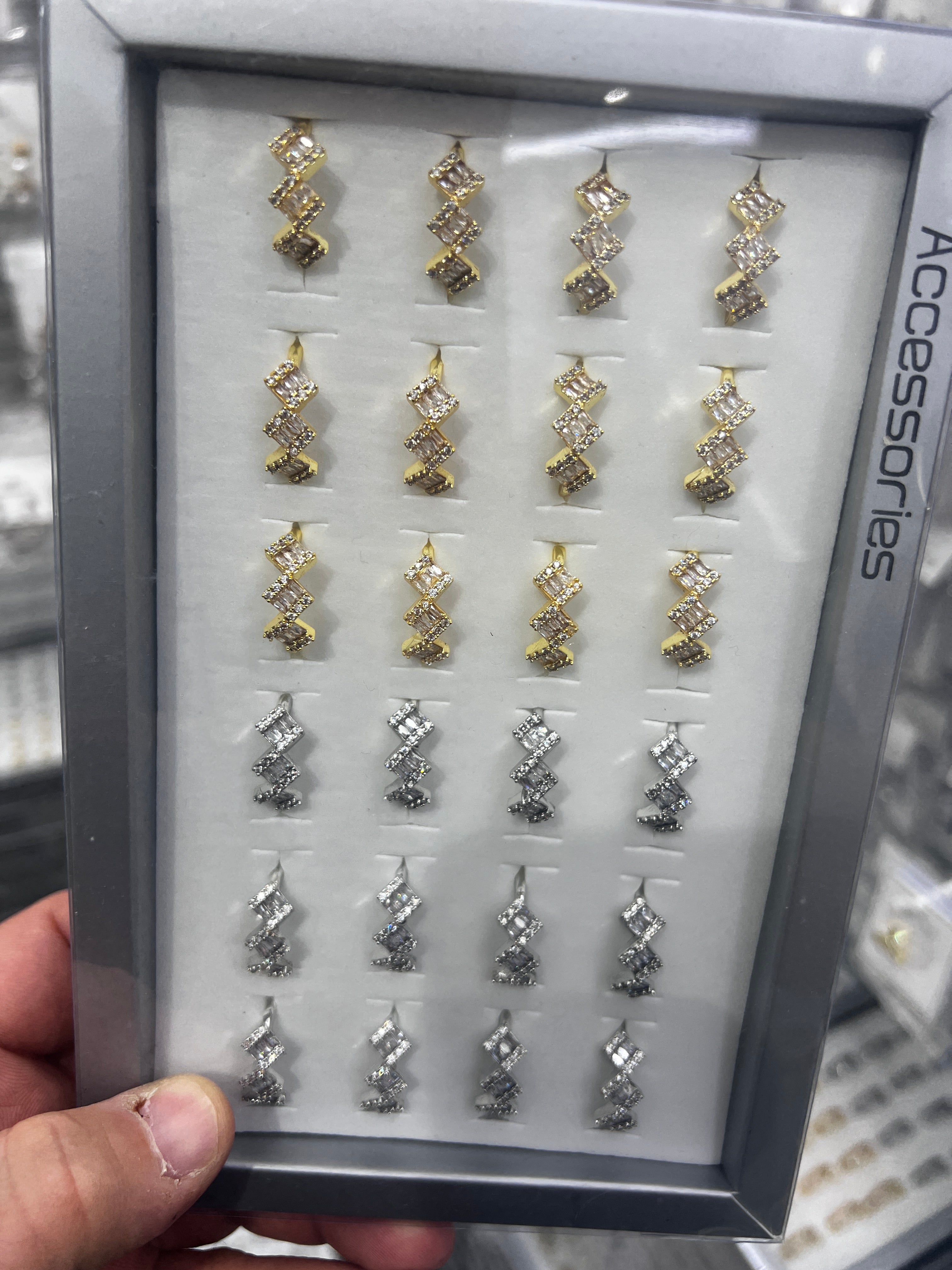 Zirkon Pirinç Yüzük Ayarlı 22