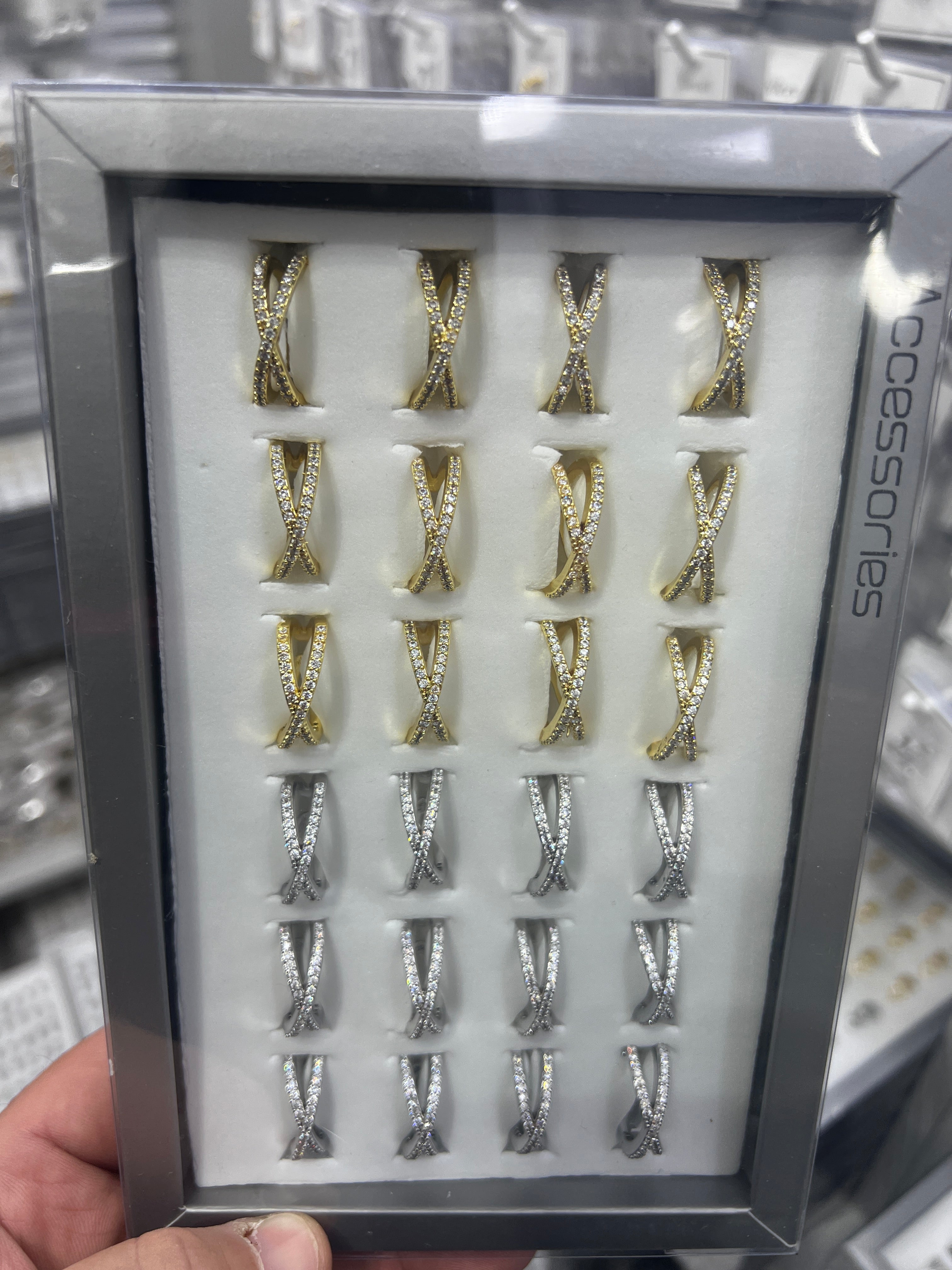 Zirkon Pirinç Yüzük Ayarlı 23