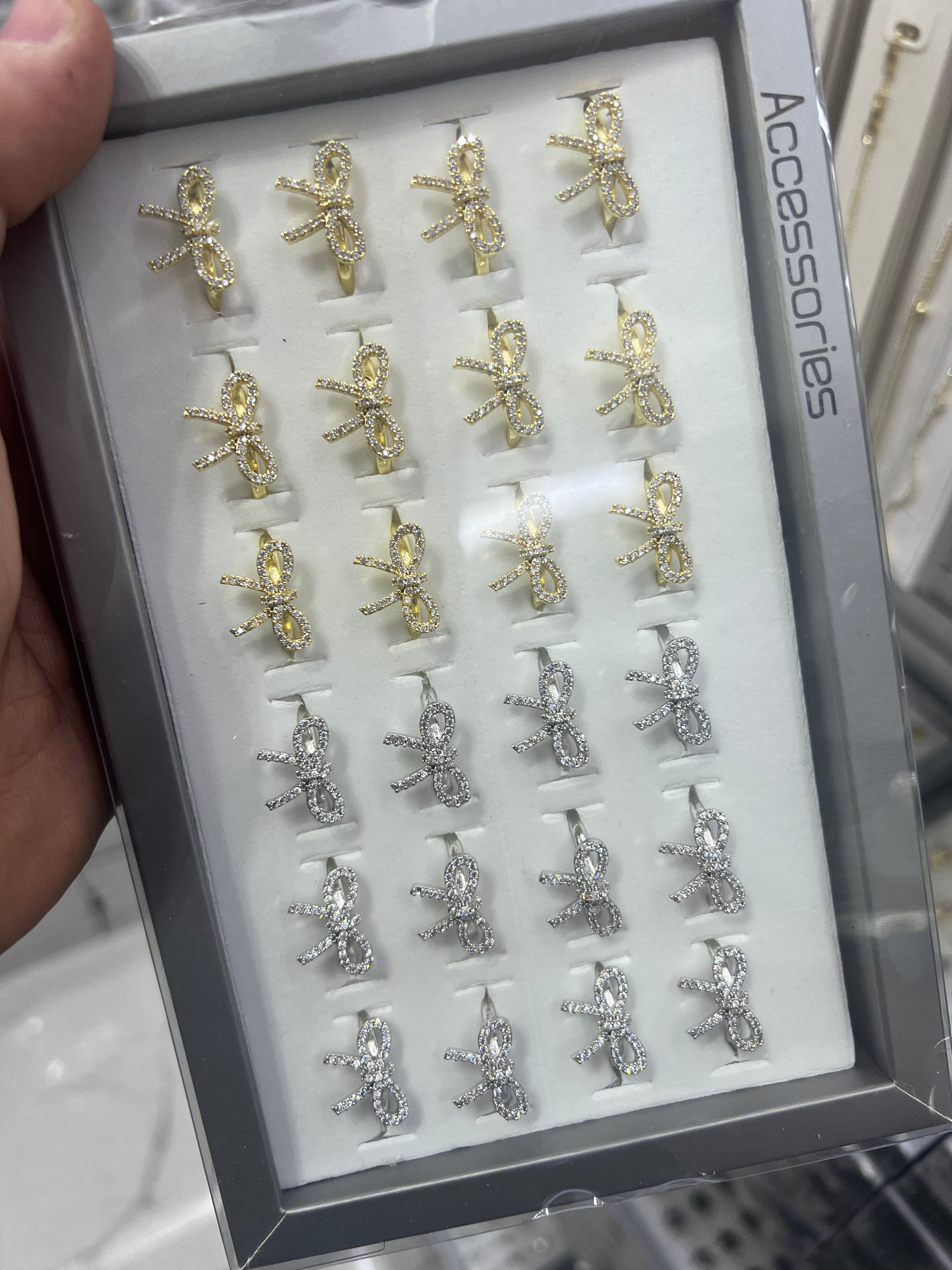 Zirkon Pirinç Yüzük Ayarlı 24