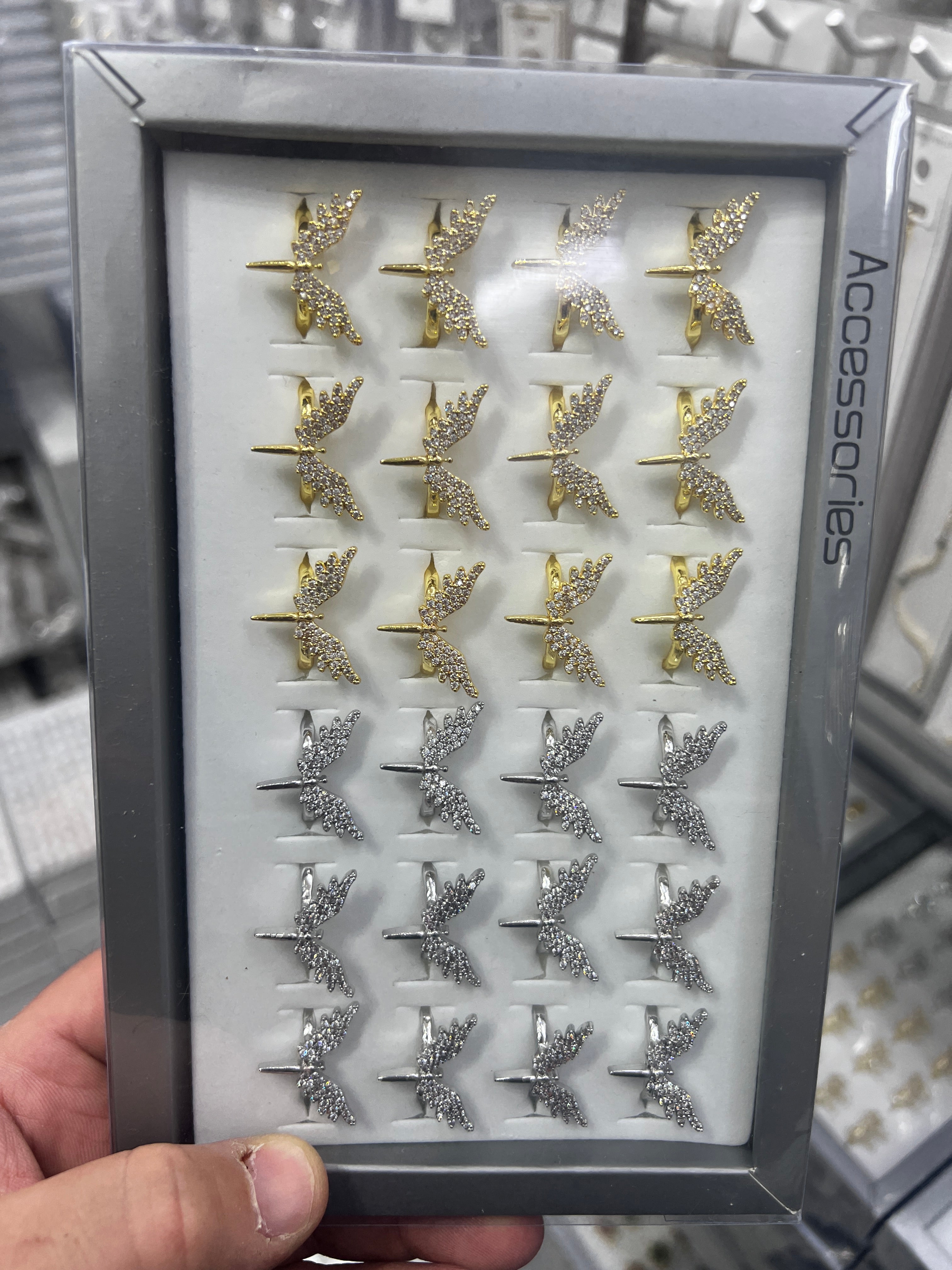 Zirkon Pirinç Yüzük Ayarlı 26