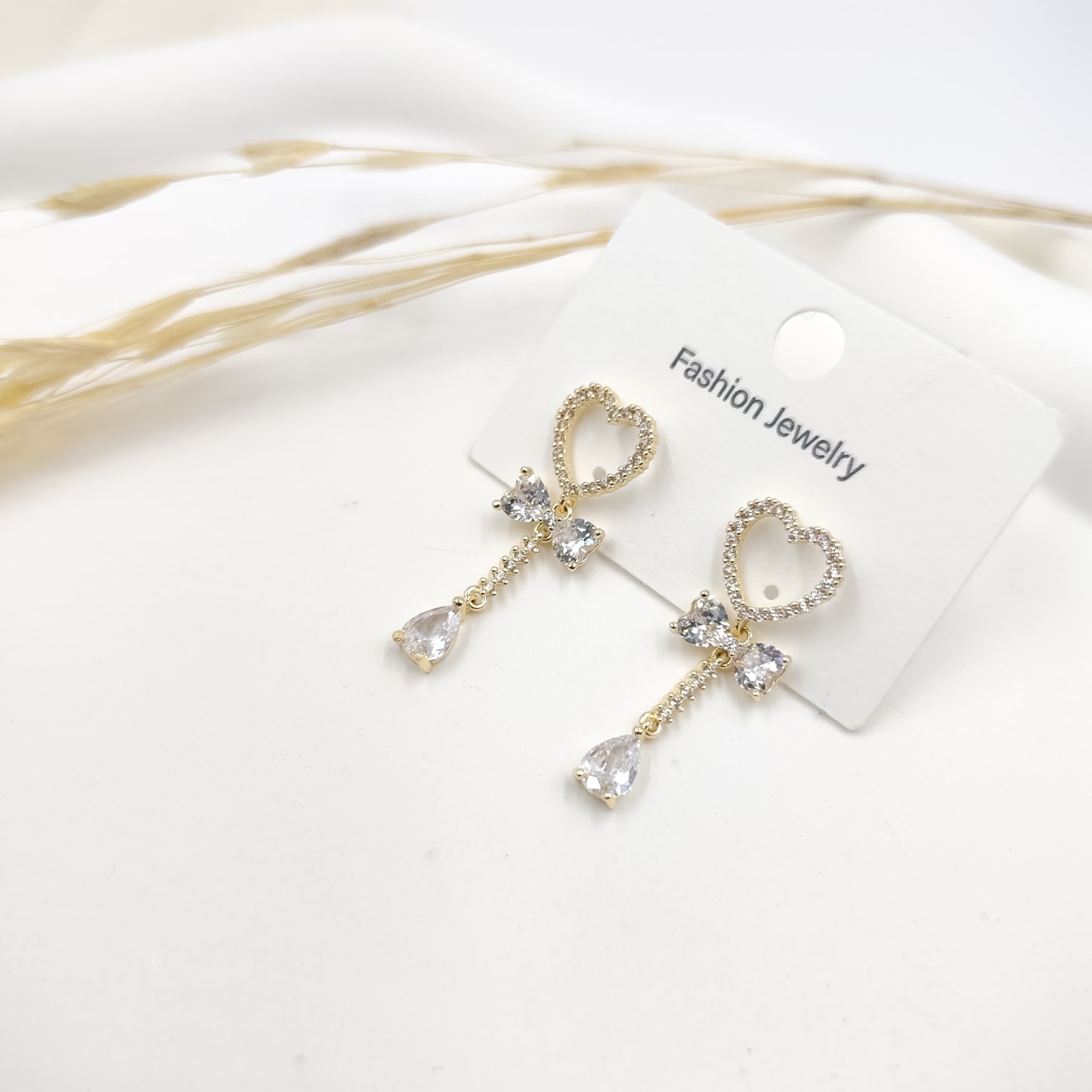 Zirkon Küpe Gold 25