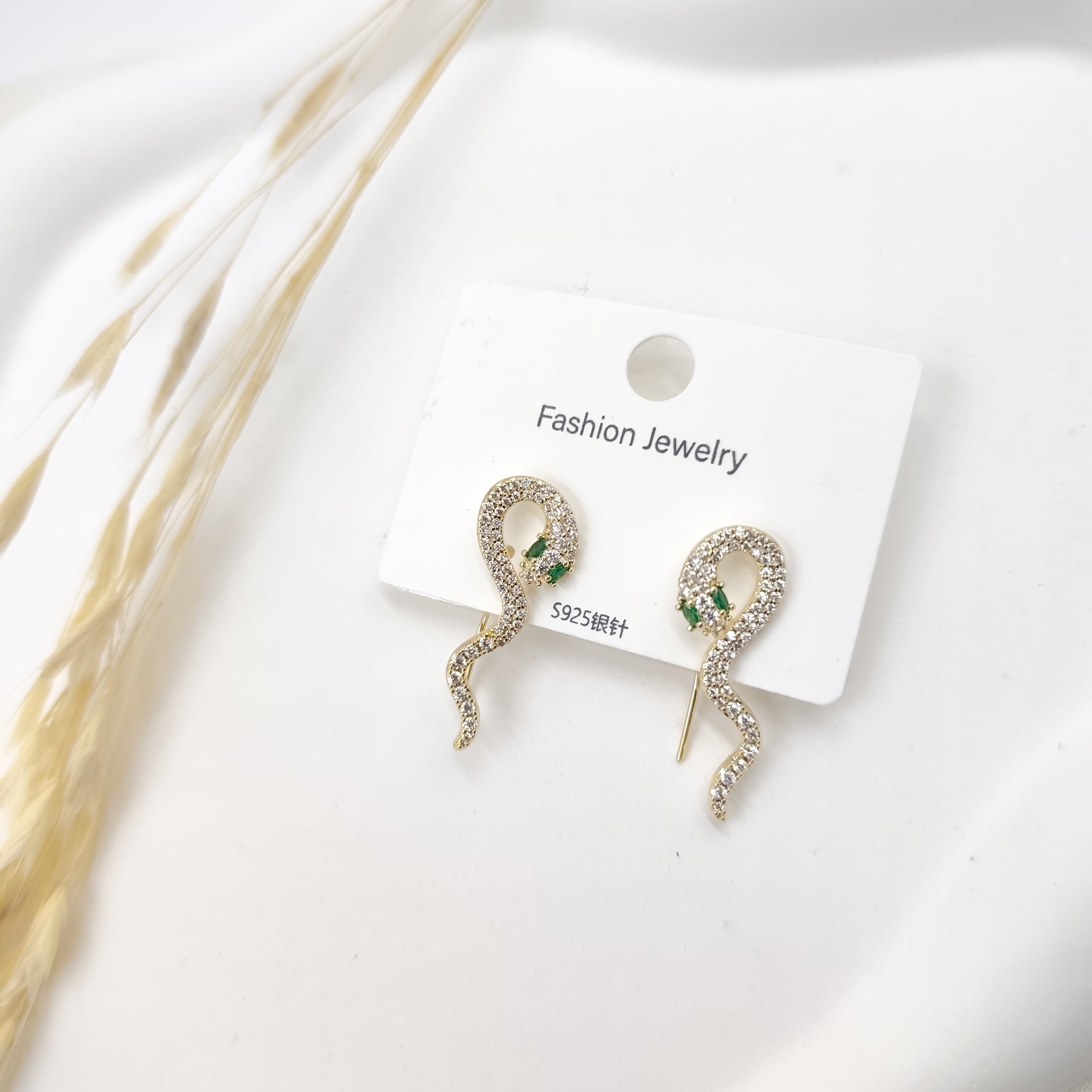 Zirkon Küpe Gold 27