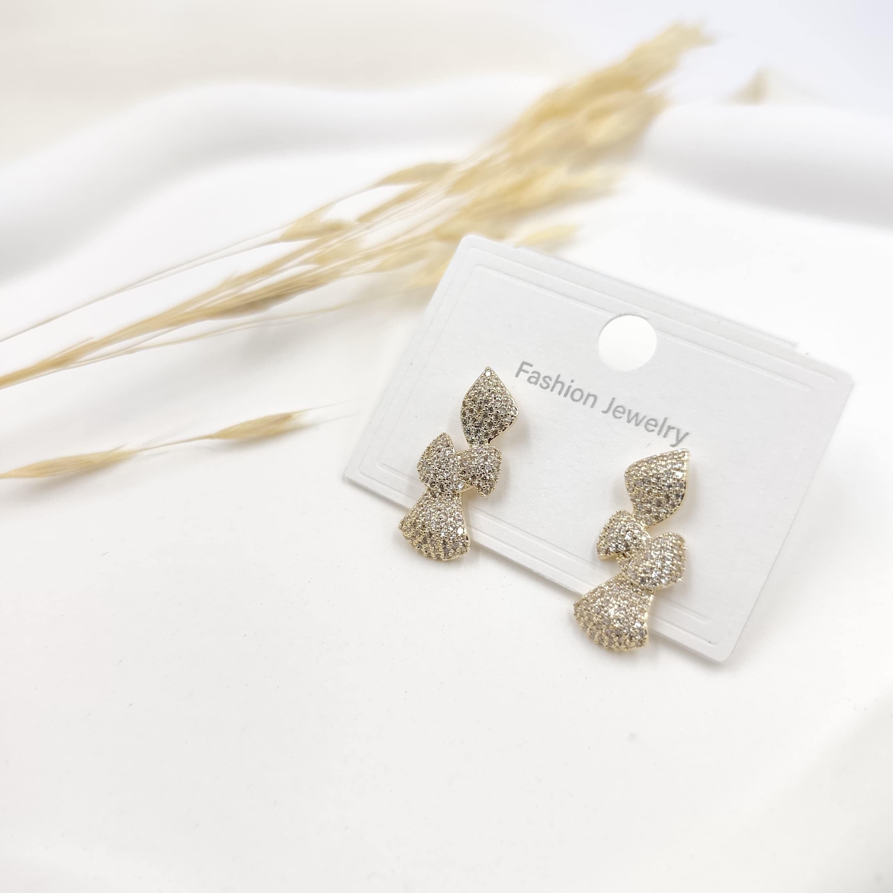 Zirkon Küpe Gold 28