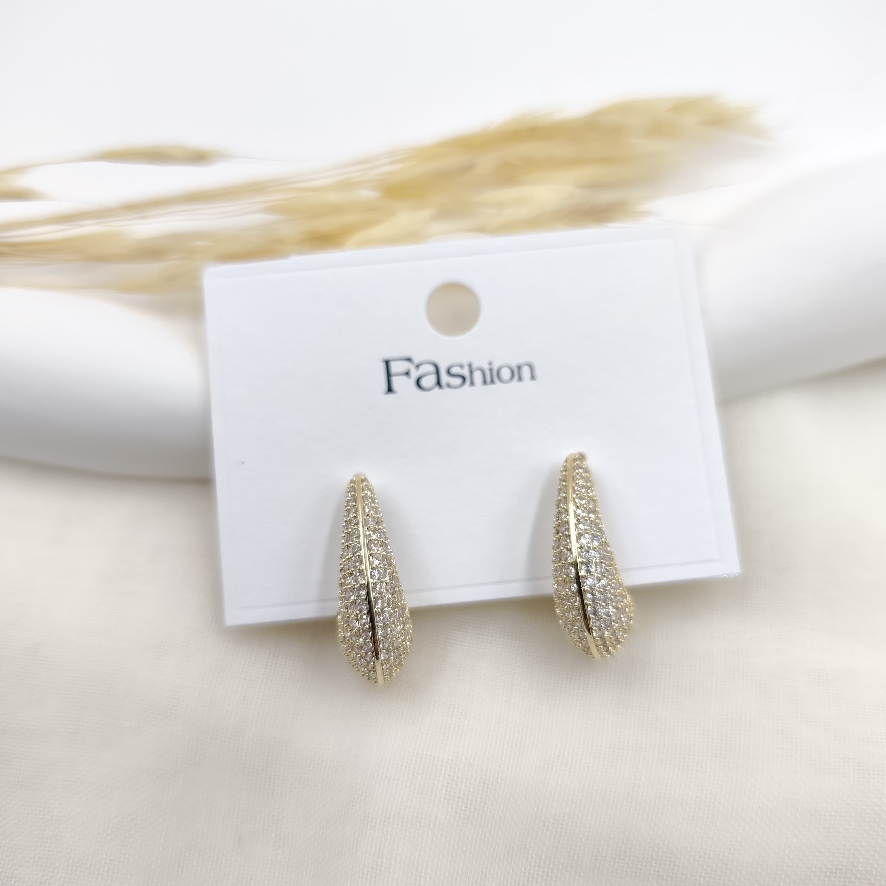 Zirkon Küpe Gold 39