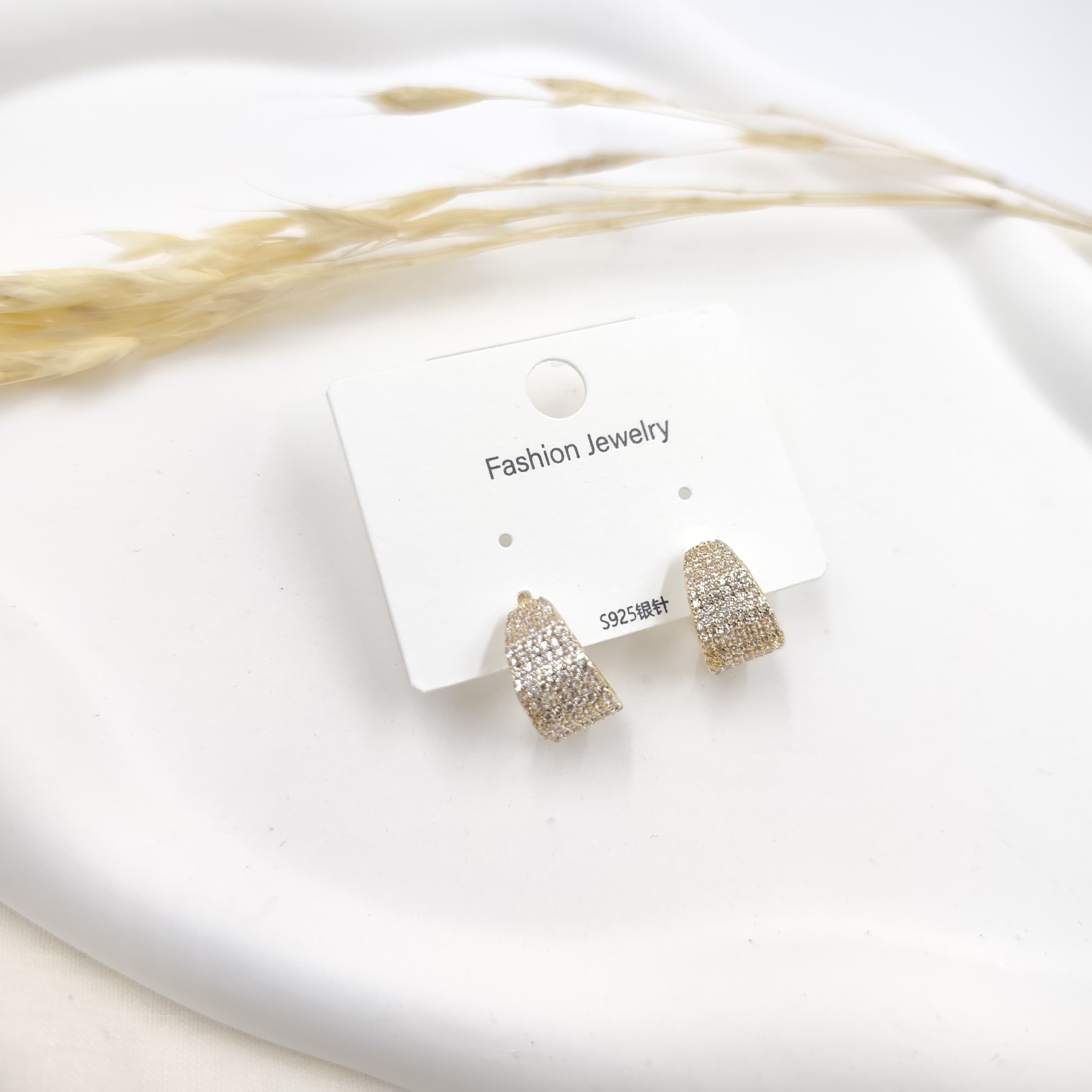 Zirkon Küpe Gold 46